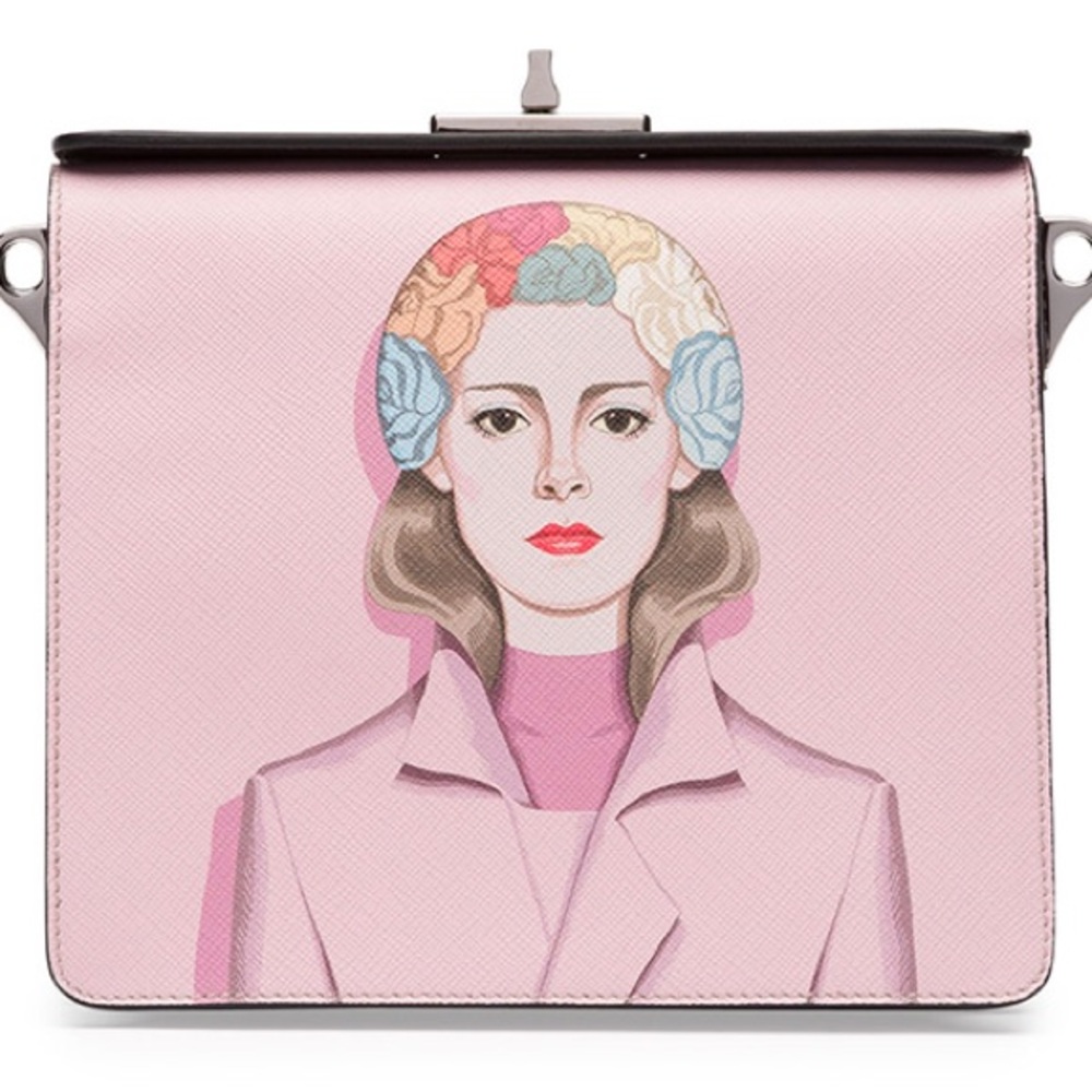 Prada face bag, 2 way to wear, excellent condition